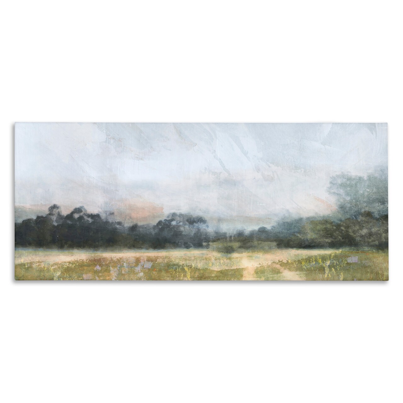 Stupell Industries Rural Field Abstract Landscape Canvas Wall Art
